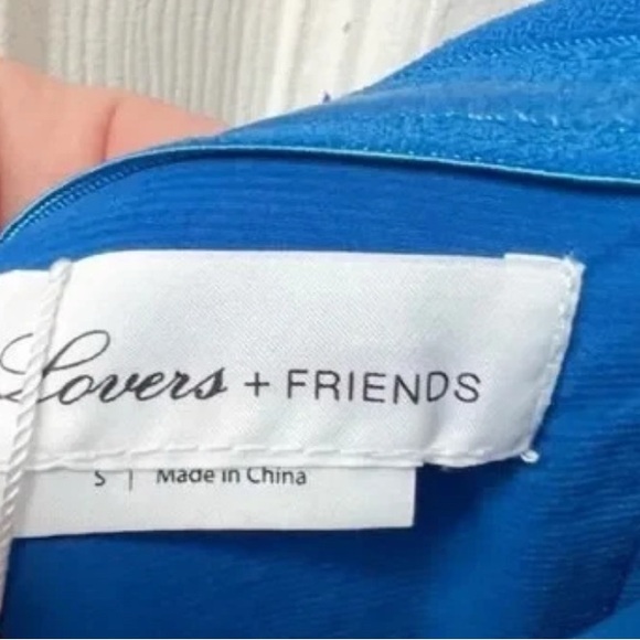 Lovers + Friends Blue Off-Shoulder Jumpsuit - Picture 2 of 2